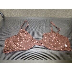 Victoria's Secret Unlined Demi Polka Dot Bra Underwired Women's 34B
